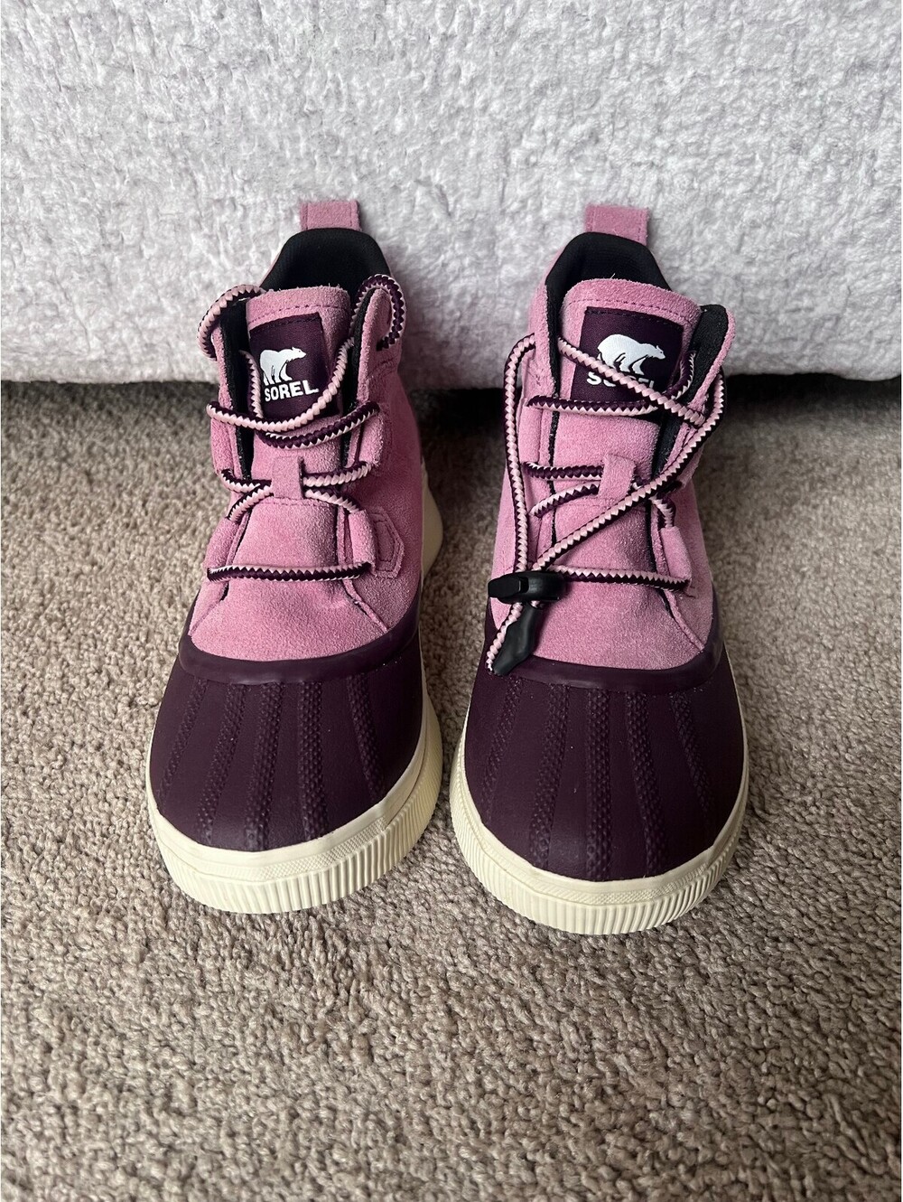 Sorel Kids Waterproof Rain or Snow Boots Mauve Color size 5